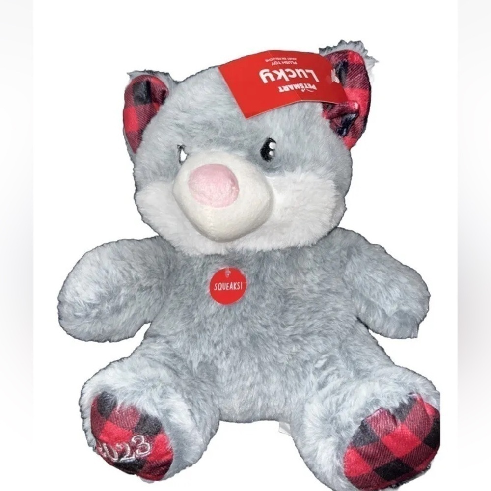 LUCKY  PLUSH PET TOY WITH SQUEAKER - Picture 5 of 5
